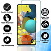 Protector de pantalla paquete de 4 para Samsung Galaxy A72 4