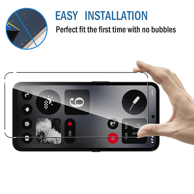 Paquete de 2 Protector de Pantalla Compatible con Nothing CM