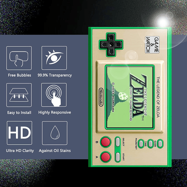 paquete de 4 compatible con GAME & Watch The Legend of Zelda