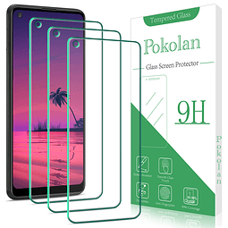 Paquete de 3 protectores de pantalla para Samsung Galaxy A21