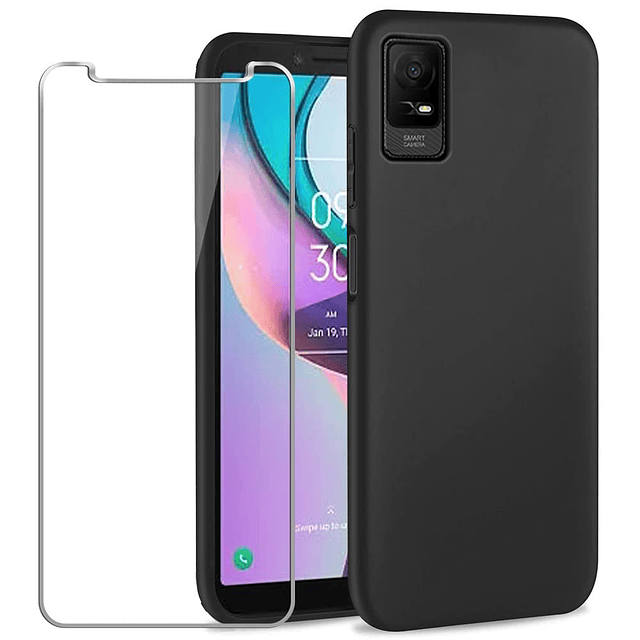 para TCL ION X/ION V Funda con Protector de Pantalla de Vidr