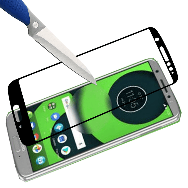 PAQUETE DE 3 Diseñado para Moto G6 Vidrio templado Cubierta