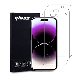 Protectores de pantalla para iPhone 14 Pro Max paquete de 3,