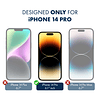 Paquete de 2 protectores de pantalla diseñados para iPhone 1