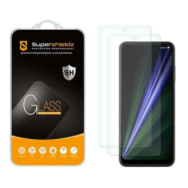 paquete de 2 diseñado para T-Mobile REVVL 7 Pro 5G Protector