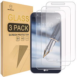 PAQUETE DE 3 Diseñado para LG Stylo 3 Plus Vidrio templado P