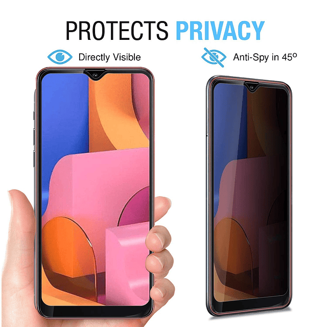 2 unidades Protector de pantalla de privacidad para Galaxy A