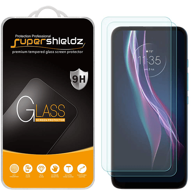 paquete de 2 diseñado para Motorola One Fusion Plus protecto