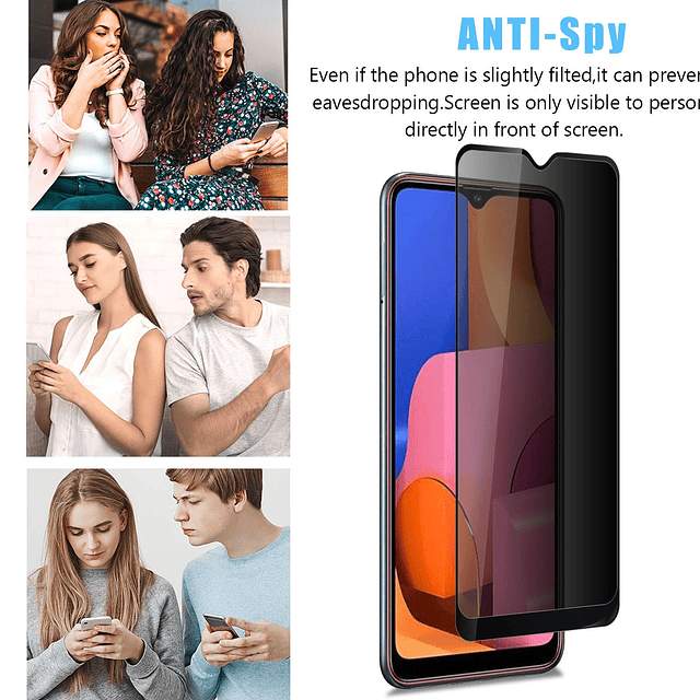 2 unidades Protector de pantalla de privacidad para Galaxy A