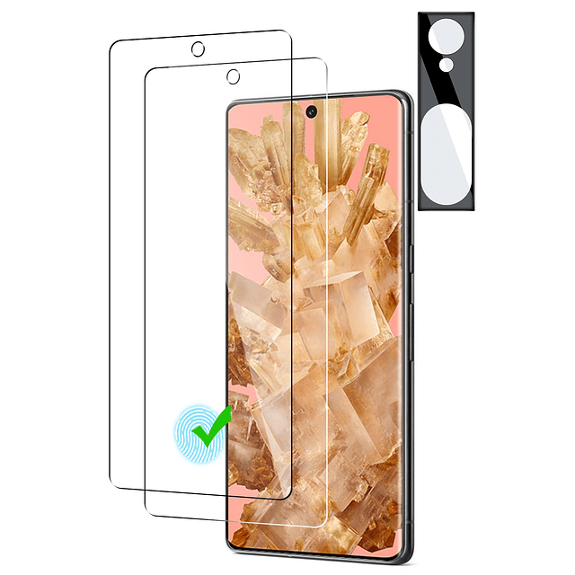 2+1 Protector de pantalla para Google Pixel 8 2023 5,8 pulga