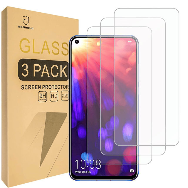 3-PACK Diseñado para Huawei Honor 20 Vidrio templado Protect