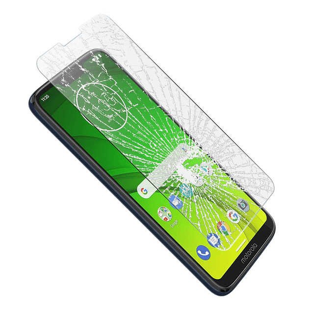 Protector de pantalla para Moto G7 Power paquete de 3 sin bu