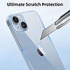 2 unidades Protector de pantalla trasera para iPhone 14, pro