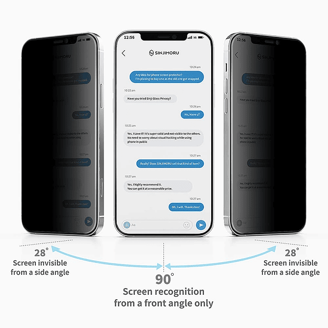 Protector de pantalla de privacidad para iPhone 14 Plus, pro