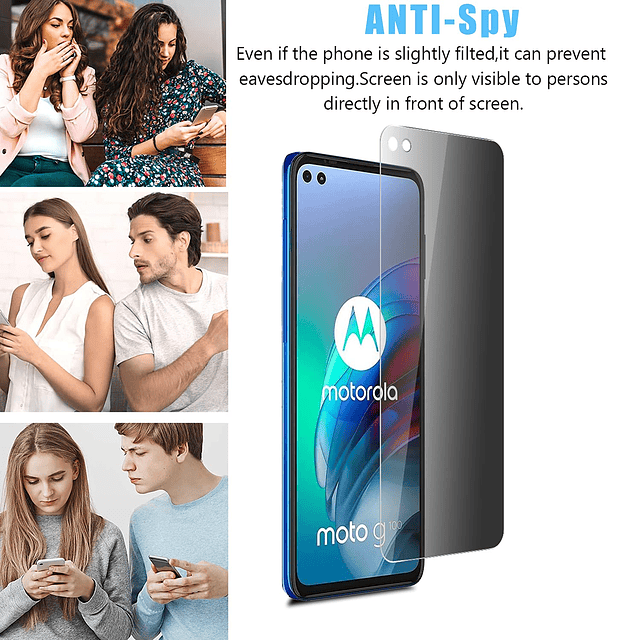 Anbzsign Paquete de 2 Motorola One 5G Ace | 2021 | / Moto G