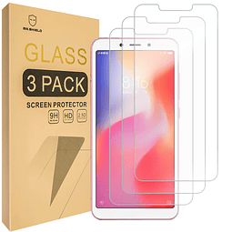 Paquete de 3 Diseñado para Xiaomi Redmi 6 / Redmi 6a Vidrio