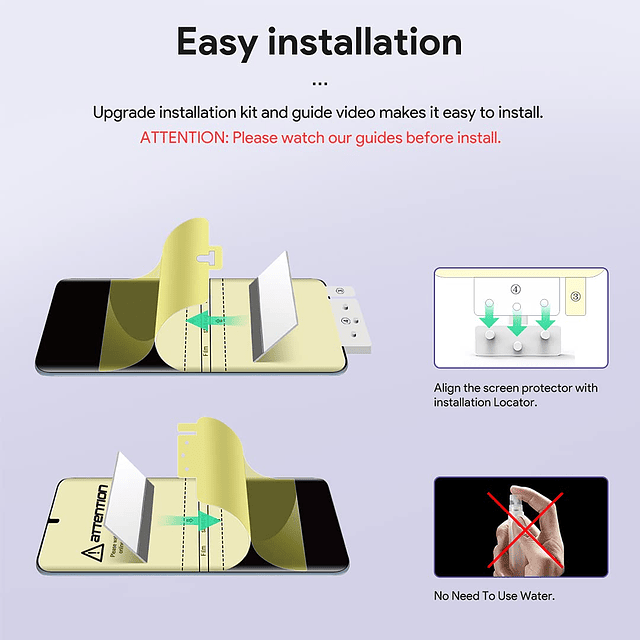 Paquete de 2+2 diseñado para Samsung Galaxy S10 de 6.1 pulga