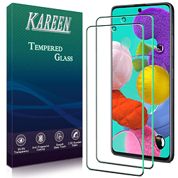 Paquete de 2 Protector de Pantalla para Samsung Galaxy A51,