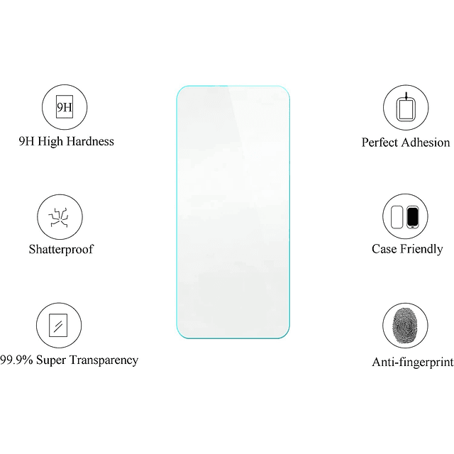 Paquete de 3 para protector de pantalla BLU View Speed ​​5G