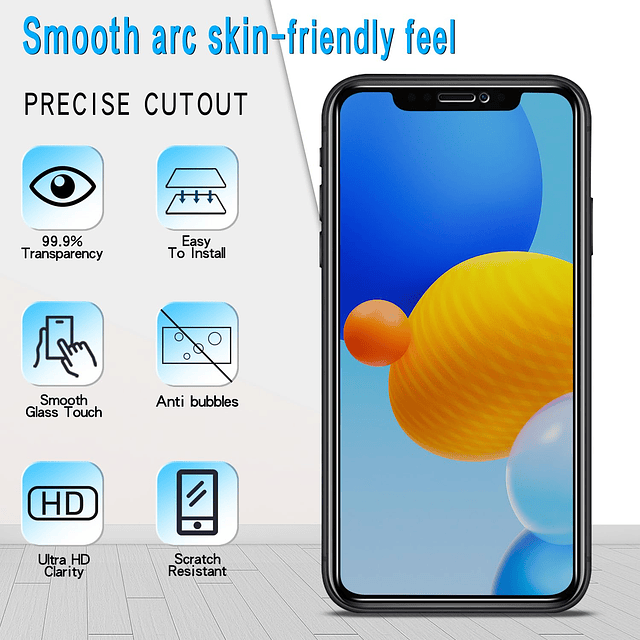 Paquete de 3 protectores de pantalla de privacidad para iPho
