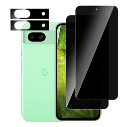 2+2 Pack para Google Pixel 8A Protector de Pantalla de Priva