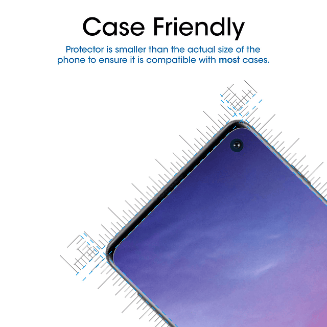 Ultra Protector de Pantalla para Galaxy S10, Aplicación de G