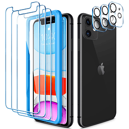 Paquete de 3 protectores de pantalla para iPhone 11 6,1 pulg