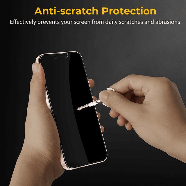 Paquete de 3 protectores de pantalla para iPhone iPhone 14/1