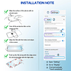 2+1 Pack 2 Pack Protector de Pantalla de Privacidad para Sam