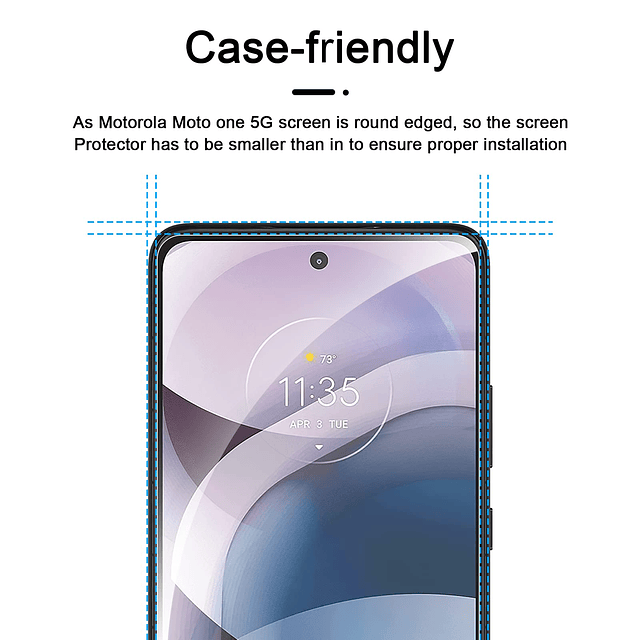 【Paquete de 3+3】 diseñado para Motorola Moto one 5G Ace Prot