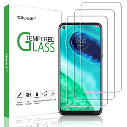 Beukei paquete de 3 para Motorola Moto G Fast Protector de p