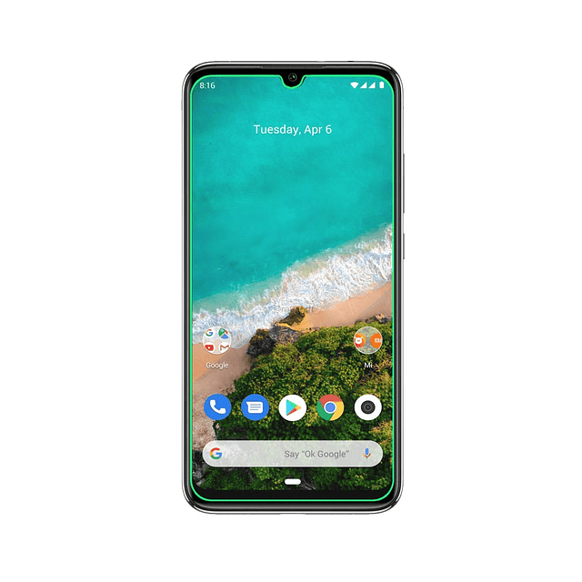 Paquete de 3 Diseñado para Xiaomi Mi A3 y Mi CC9e Vidrio tem