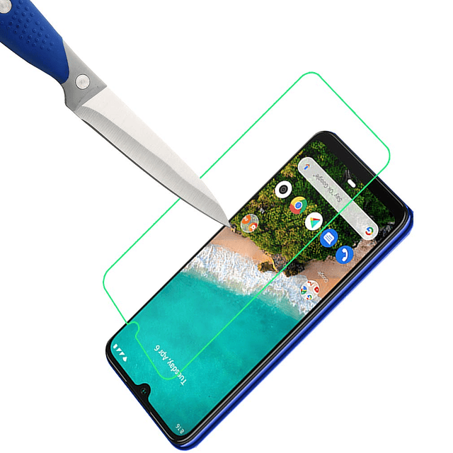 Paquete de 3 Diseñado para Xiaomi Mi A3 y Mi CC9e Vidrio tem