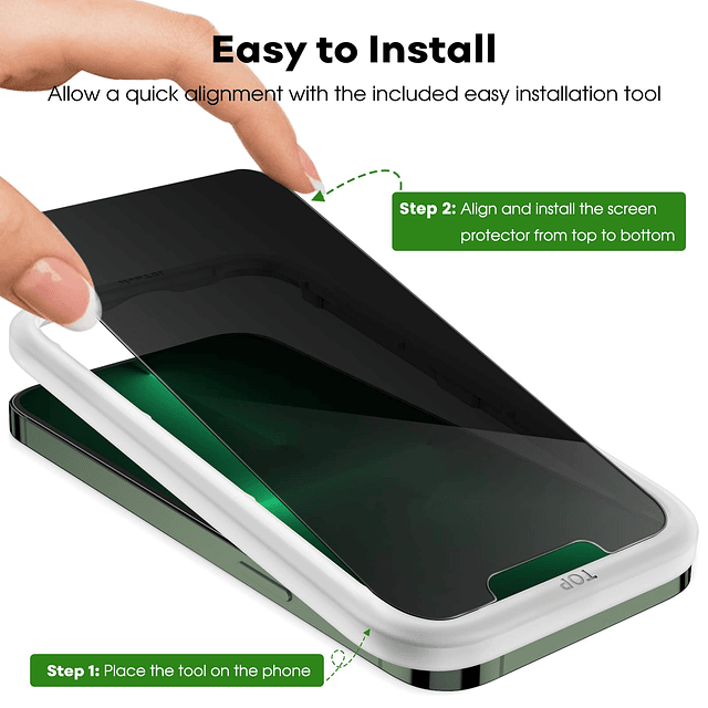 Protector de pantalla de privacidad para iPhone 13 Pro de 6,