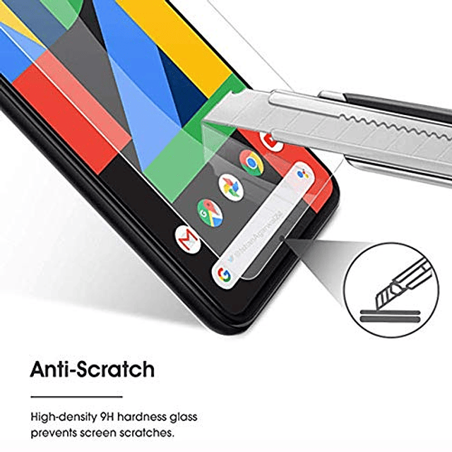 Para Google Pixel 4 Protector de pantalla de vidrio templado