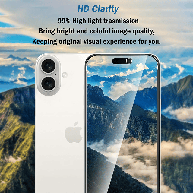 Paquete de 2 protectores de pantalla de privacidad para iPho
