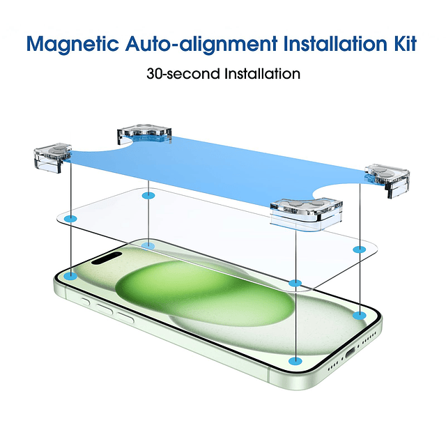 Paquete de 3 protectores de pantalla magnéticos OneTouch com