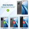 Paquete de 3+2 Protector de pantalla para Galaxy Note 20 con