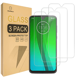 PAQUETE DE 3 Diseñado para Motorola MOTO G7 Vidrio templado