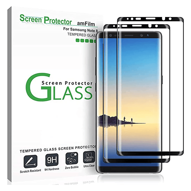 2 unidades Protector de pantalla de cristal para Samsung Gal