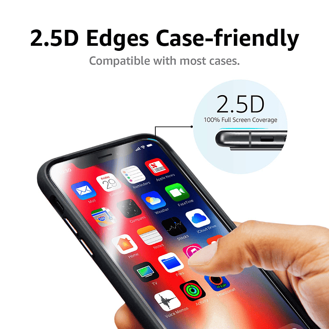 Protector de pantalla de vidrio templado de cobertura total