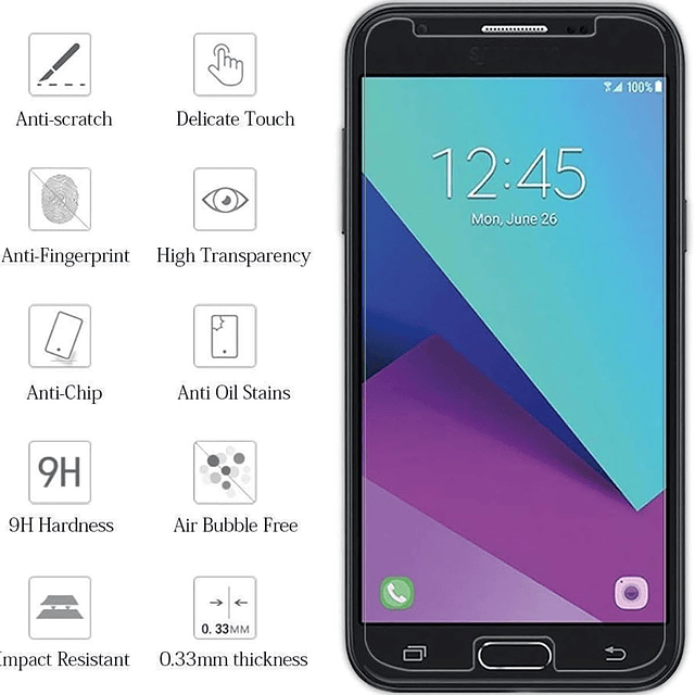 2 unidades para Samsung Galaxy J7 Prime J7 Sky Pro/Galaxy J7