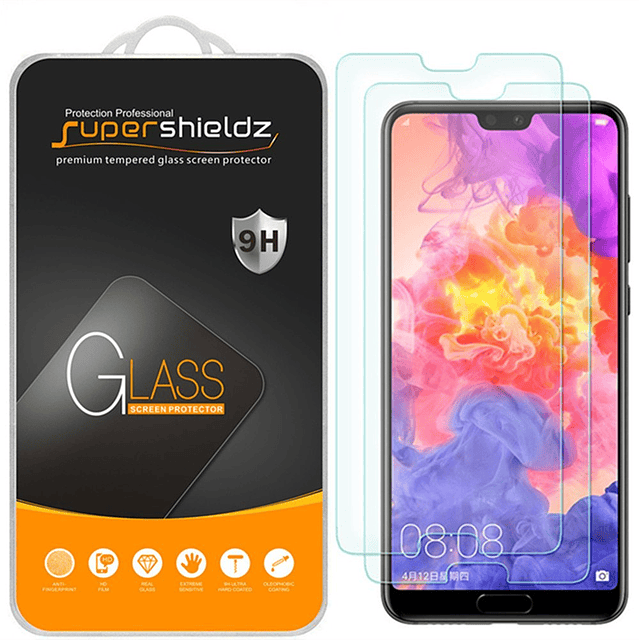 paquete de 2 diseñado para Huawei P20 Pro Protector de panta