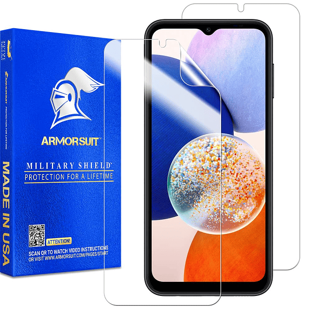 Paquete de 2 protectores de pantalla para Samsung Galaxy A14