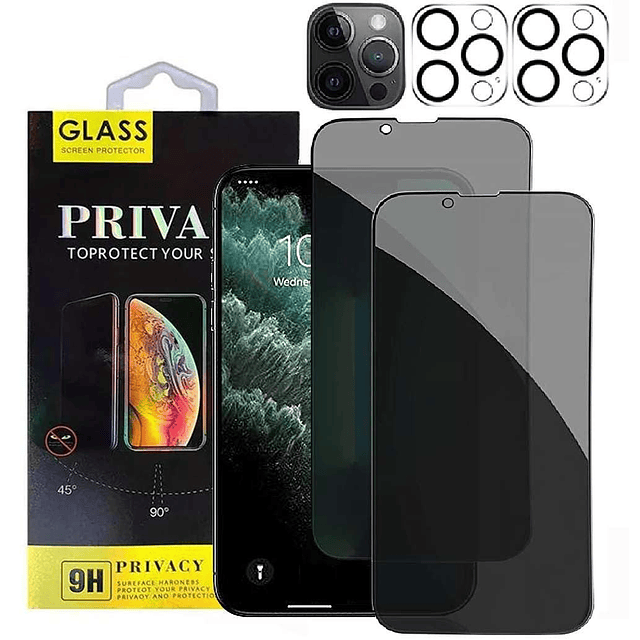 2 protectores de pantalla de privacidad para iPhone 12 Pro M