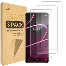 Paquete de 3 Diseñado para T-Mobile REVVL 5G Vidrio templado