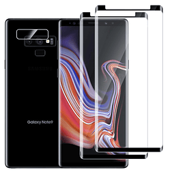 2 protectores de pantalla para Galaxy Note 9 con 1 paquete d