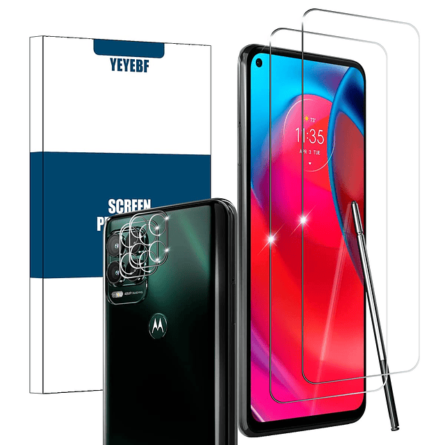 MOTO G Stylus 5G Vidrio Templado Premium + Protectores de Le