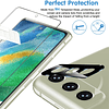 Paquete de 3+3 Protector de pantalla de vidrio para Samsung