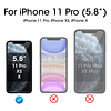 amFilm Protector de pantalla de cristal para iPhone 11 Pro,